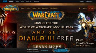 
                            11. Sign Up for the World of Warcraft Annual Pass and Get Diablo III Free