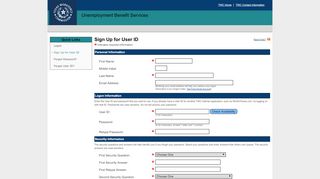 
                            13. Sign Up for User ID - Texas Workforce Commission