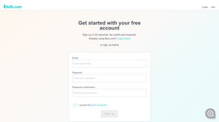 
                            6. Sign up for your Bus.com account | Bus.com