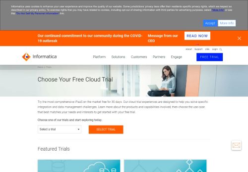 
                            9. Sign up for your free Cloud Trial now | Informatica US