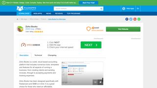 
                            5. Sign up for Zoho Books - FileHippo.com