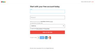 
                            10. Sign Up for Zoho