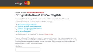 
                            9. Sign Up Form - MasterCard - Boingo Wireless, Inc