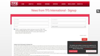 
                            10. Sign Up Form - TFS