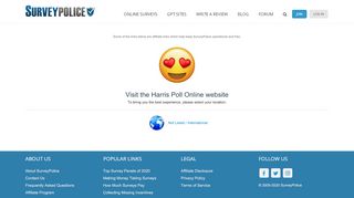 
                            4. Sign up free at Harris Poll Online - SurveyPolice