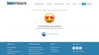 
                            4. Sign up free at MySurvey - SurveyPolice