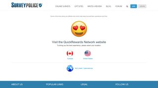 
                            3. Sign up free at QuickRewards Network - SurveyPolice