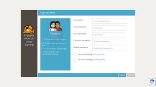 
                            2. Sign up free - Sumdog