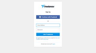 
                            2. Sign Up - Freelancer