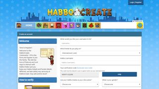
                            2. Sign Up - HabboCreate