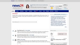 
                            3. Sign up here for News24's newsletters.
