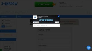 
                            1. Sign Up Here - Z-Shadow