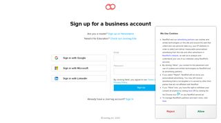 
                            2. Sign up - Joomag