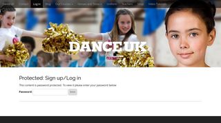 
                            7. Sign Up & Login | - Dance UK