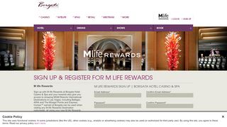 
                            13. Sign Up - M life Rewards at Borgata