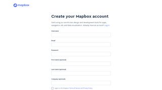 
                            12. Sign up - Mapbox