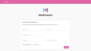 
                            2. Sign up - Medicinisto