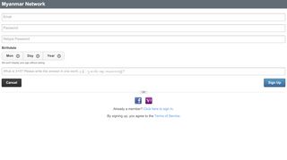 
                            4. Sign Up – Myanmar Network – Myanmar Network