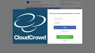 
                            5. Sign up now and start to get paid... - Cloudcrowd Work Online ...