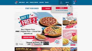 
                            6. Sign Up Now - Domino's Pizza