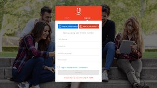 
                            3. SIGN UP NOW - Udio - Login