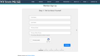 
                            5. Sign Up - NY State MLS