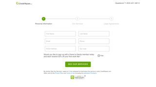 
                            3. Sign Up Online | Credit Repair.com
