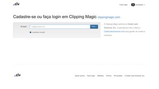 
                            8. Sign up or Log in to Clipping Magic ... - Cedar Lake Ventures