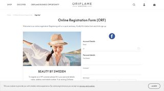 
                            2. Sign Up - Oriflame Consultant or VIP Customer | Oriflame cosmetics