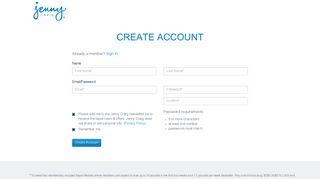 
                            2. Sign Up Page | Jenny Craig