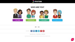 
                            3. Sign Up - Pixton