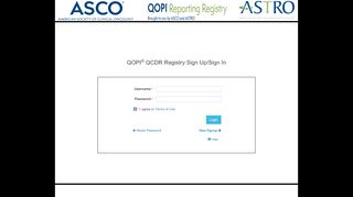 
                            8. Sign up portal - ASCO