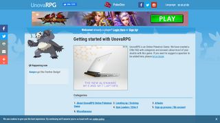 
                            2. Sign up process / My account - Getting Started - UnovaRPG ...