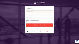 
                            12. Sign Up | QuickBlox