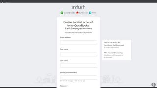 
                            7. Sign up - QuickBooks Self-Employed