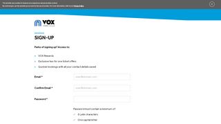 
                            4. Sign Up | Register | VOX Cinemas Oman