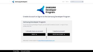 
                            6. Sign up - Samsung Developer Program