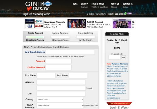 
                            2. Sign Up / Satin Alin - Giniko Turkish TV