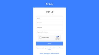 
                            5. Sign Up - Selly
