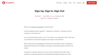 
                            7. Sign Up, Sign In, Sign Out - Thoughtbot