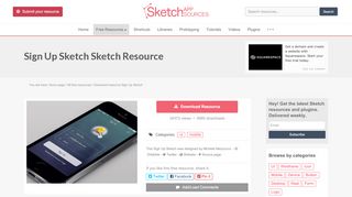 
                            6. Sign Up Sketch Sketch freebie - Download free resource for Sketch ...