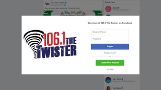 
                            13. Sign up so we grant grant your Christmas... - 106.1 The Twister ...