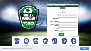 
                            1. Sign up - Soccer Manager