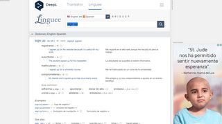 
                            2. sign up - Spanish translation – Linguee