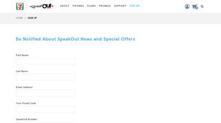 
                            4. Sign Up - Speakout Wireless