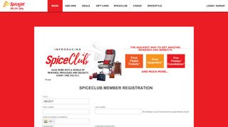 
                            4. Sign up - SpiceJet