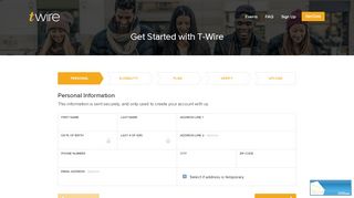 
                            6. Sign Up | T-Wire