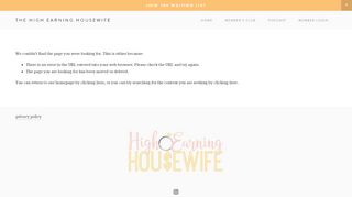 
                            7. Sign Up — The High Earning Housewife