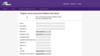 
                            3. Sign up to get a free trial of PebbleGo Next