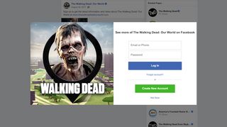 
                            13. Sign up to get the latest information... - The Walking Dead: Our ...